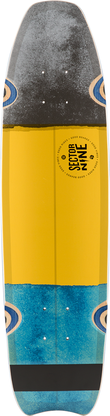 Shark Bite Deck Yellow - Yellow (1800x1800), Png Download