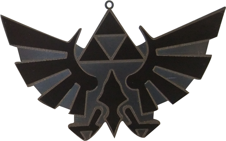 Decoupe Boucle Oreilles Triforce Zelda - Video Game (750x558), Png Download