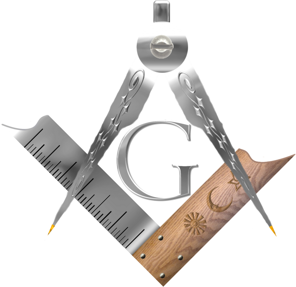 Square & Compasses Set - Masones Logo Png (1027x1000), Png Download