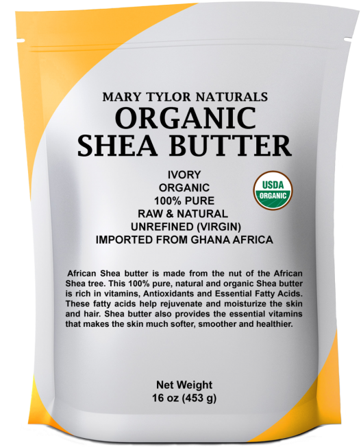 Organic Shea Butter, Unrefined, 1 Lb Raw Ivory Grade - Organic Shea Butter 1 Lb (16 Oz) Raw Unrefined Ivory (650x650), Png Download