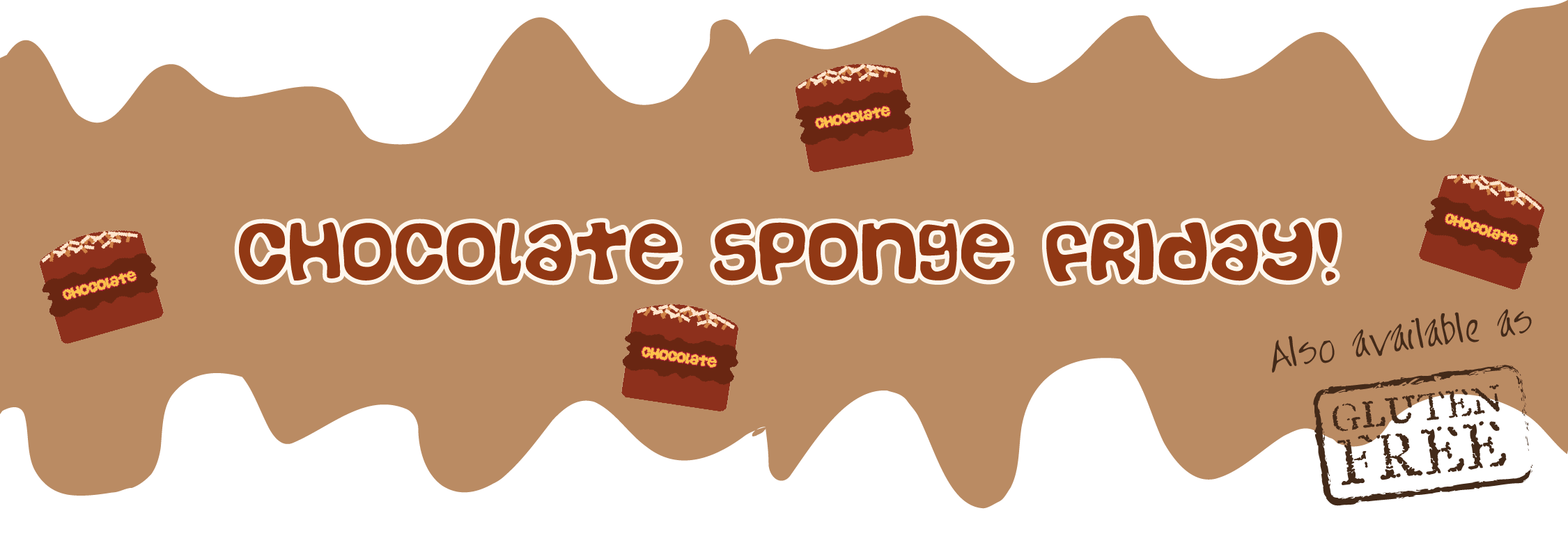 Cake - Dessert (2251x770), Png Download