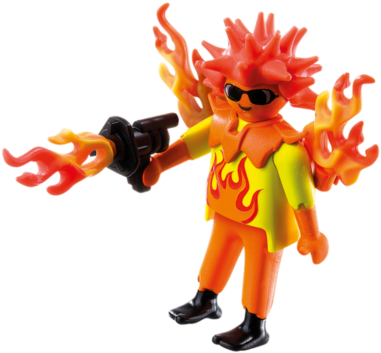 Playmobil Playmo Friends Flame Warrior (940x658), Png Download