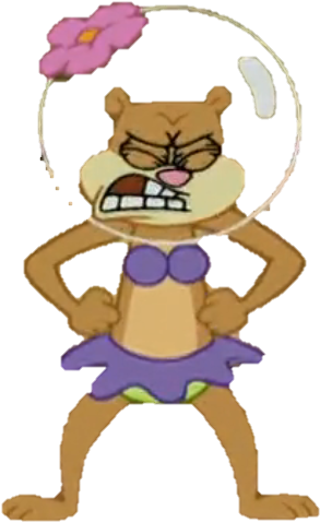 Sandy Transparent 9 - Cartoon (1016x682), Png Download