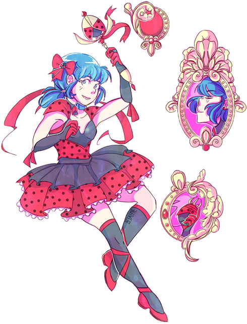 Miraculous Ladybug Fans - De Miraculous Ladybug Zombiu (500x658), Png Download