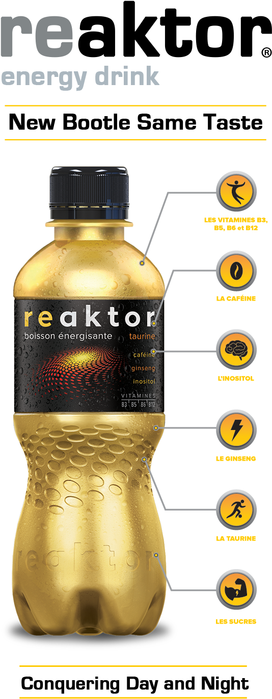 Reaktor Energy Drink - Photography (687x1492), Png Download