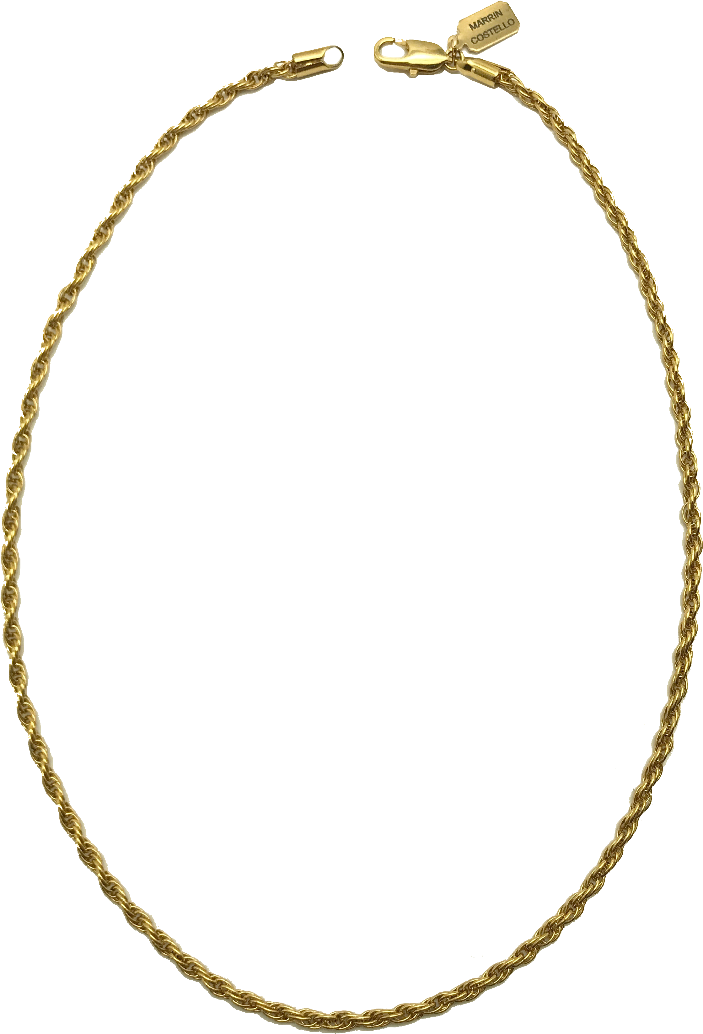 Helix Chain Gold - Necklace (2856x3569), Png Download