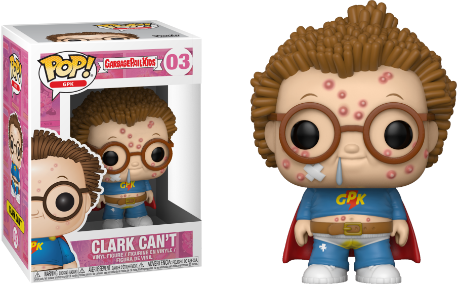 Pop Figure Garbage Pail Kids Clark Can't - Clark Can T (903x561), Png Download
