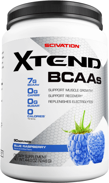 Xtend Bcaas - Scivation Xtend Bcaa Blue Raspberry (500x665), Png Download