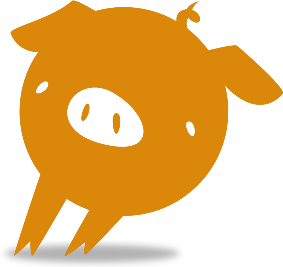 Italic Pig Logo (1000x995), Png Download