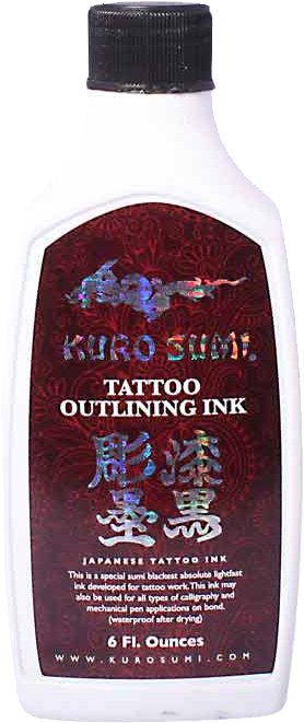 Kuro Sumi Outlining Ink (414x820), Png Download