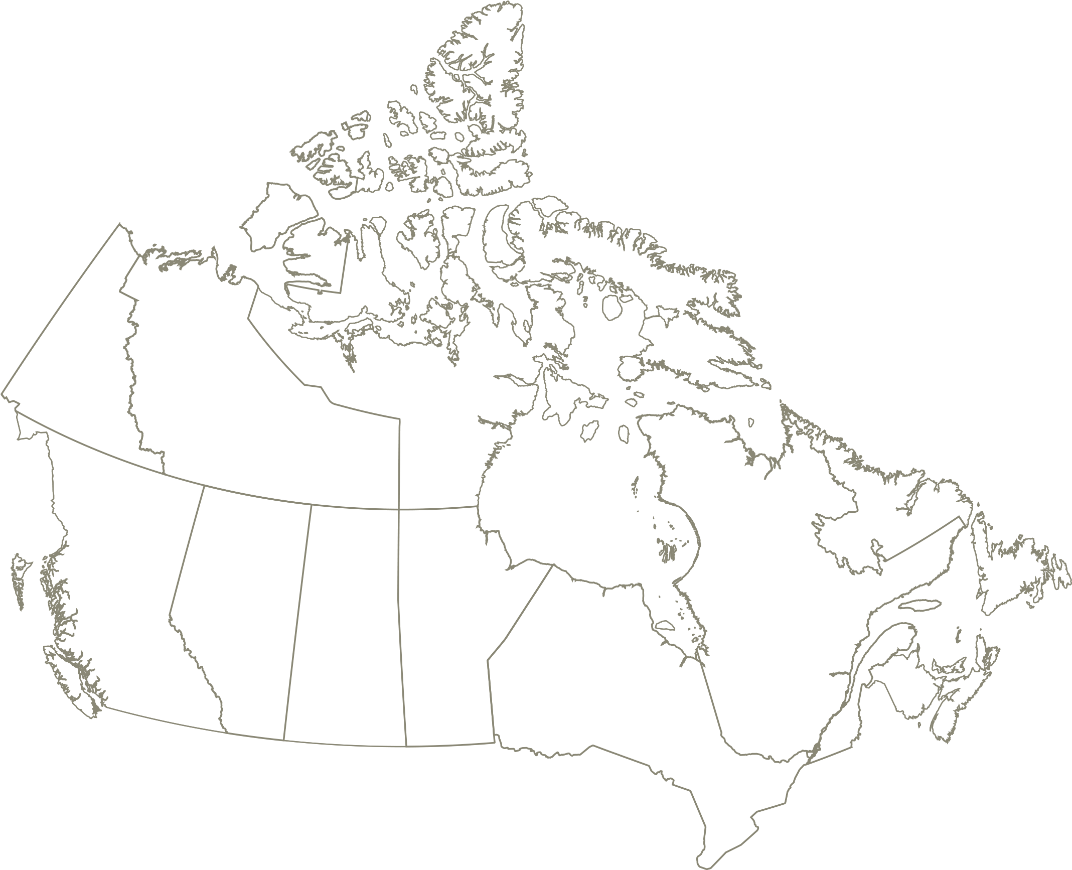 More Than A Supplier - Thirteen Provinces Of Canada (2190x1796), Png Download