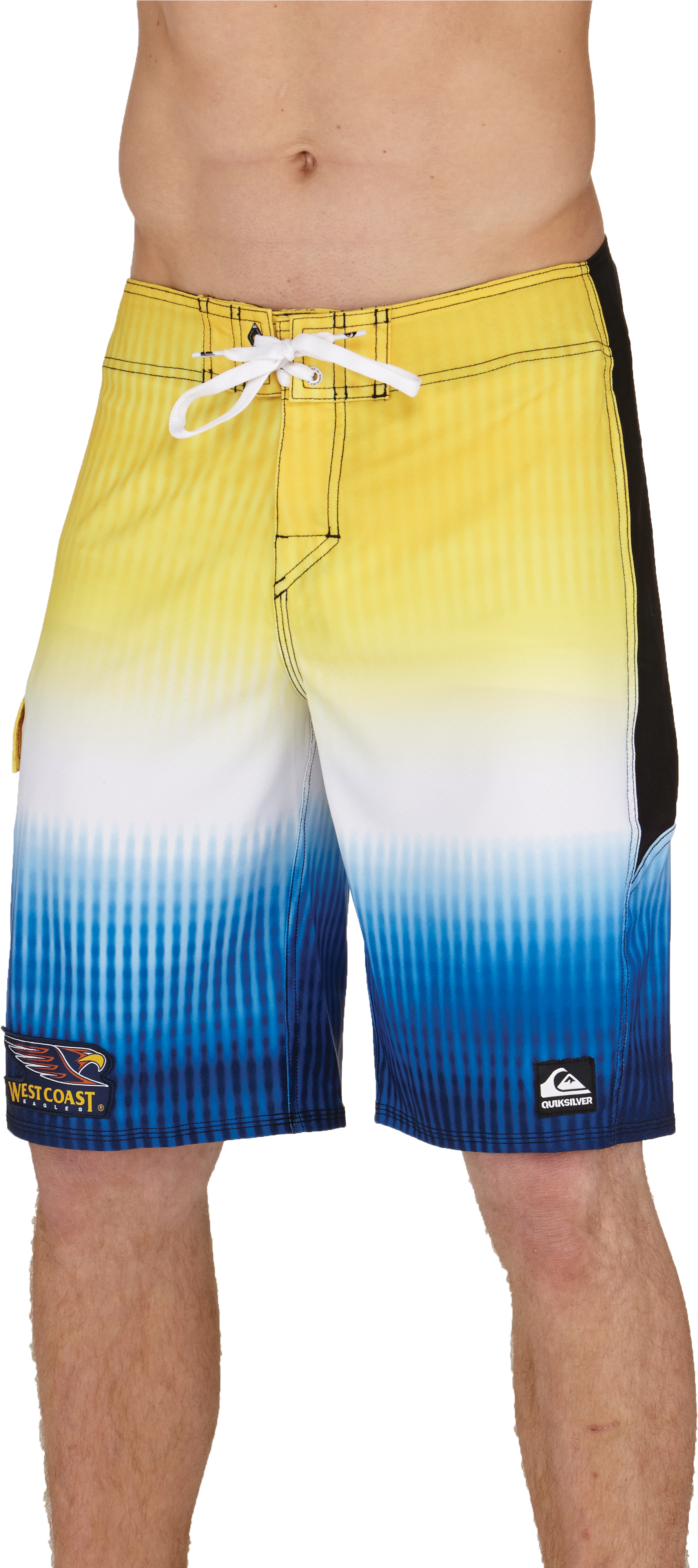 West Coast Eagles 2015 Men's Quiksilver Boardshorts (2731x3994), Png Download
