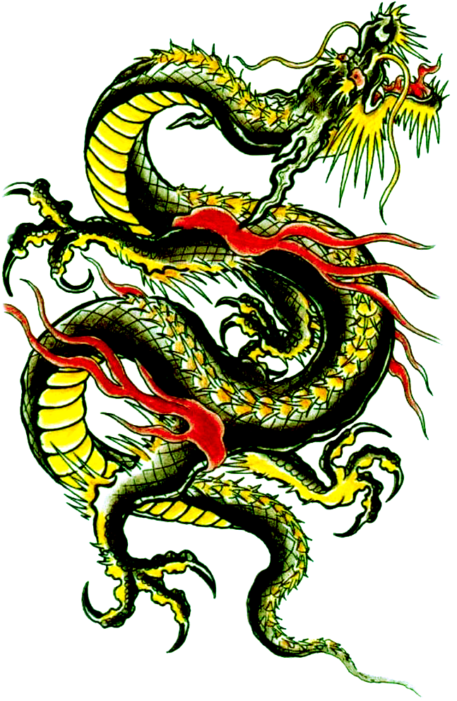 Kung Fu Dragon Logo (698x1000), Png Download