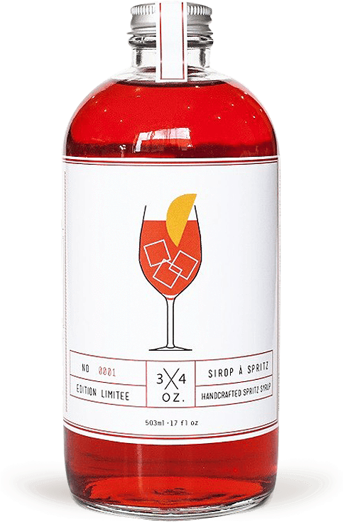 Trois Quarts D'once // Spritz Syrup - Syrup (500x934), Png Download