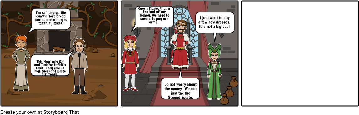 Who Is To Blame For The French Revolution - Cartoon (1164x385), Png Download
