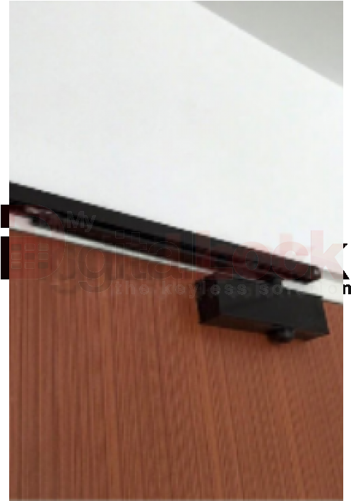 90 Degree Hold Open Black Door Closer For Samsung, - Door Closer 90 Degree (645x709), Png Download