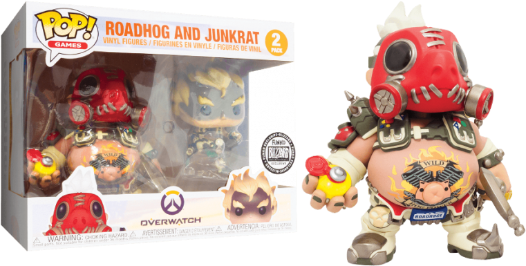 Roadhog - Overwatch Roadhog Funko Pop (800x399), Png Download