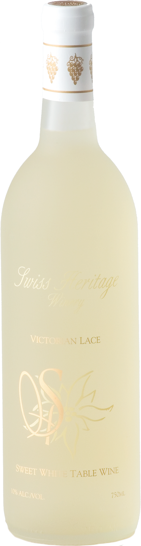 Victorian Lace Clear - Bottle (490x1890), Png Download