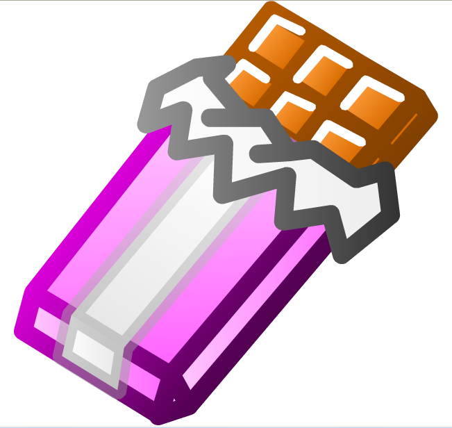Small Chocolate Bar (651x616), Png Download