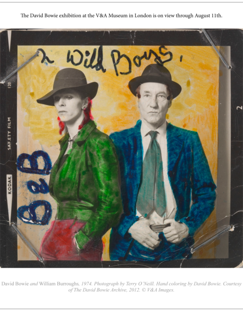 To Find Out More About What We're Up To In London, - David Bowie Wild Boys (500x637), Png Download