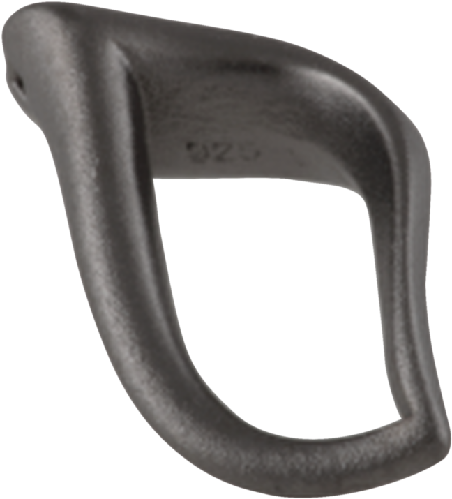 Jive Bead 925/- Black Rhodium Plated - Mellemstykke (1000x1000), Png Download