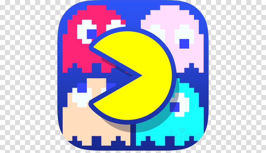 Pac Man Clipart Pac Man 256 Pac Man Vr - Pac Man (900x520), Png Download