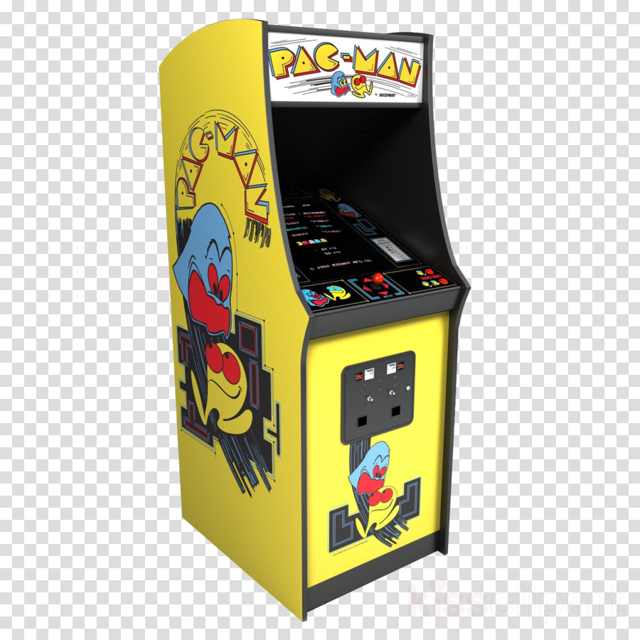 Pac Man Arcade Machine Clipart Ms - Pacman Arcade Game Png (900x900), Png Download