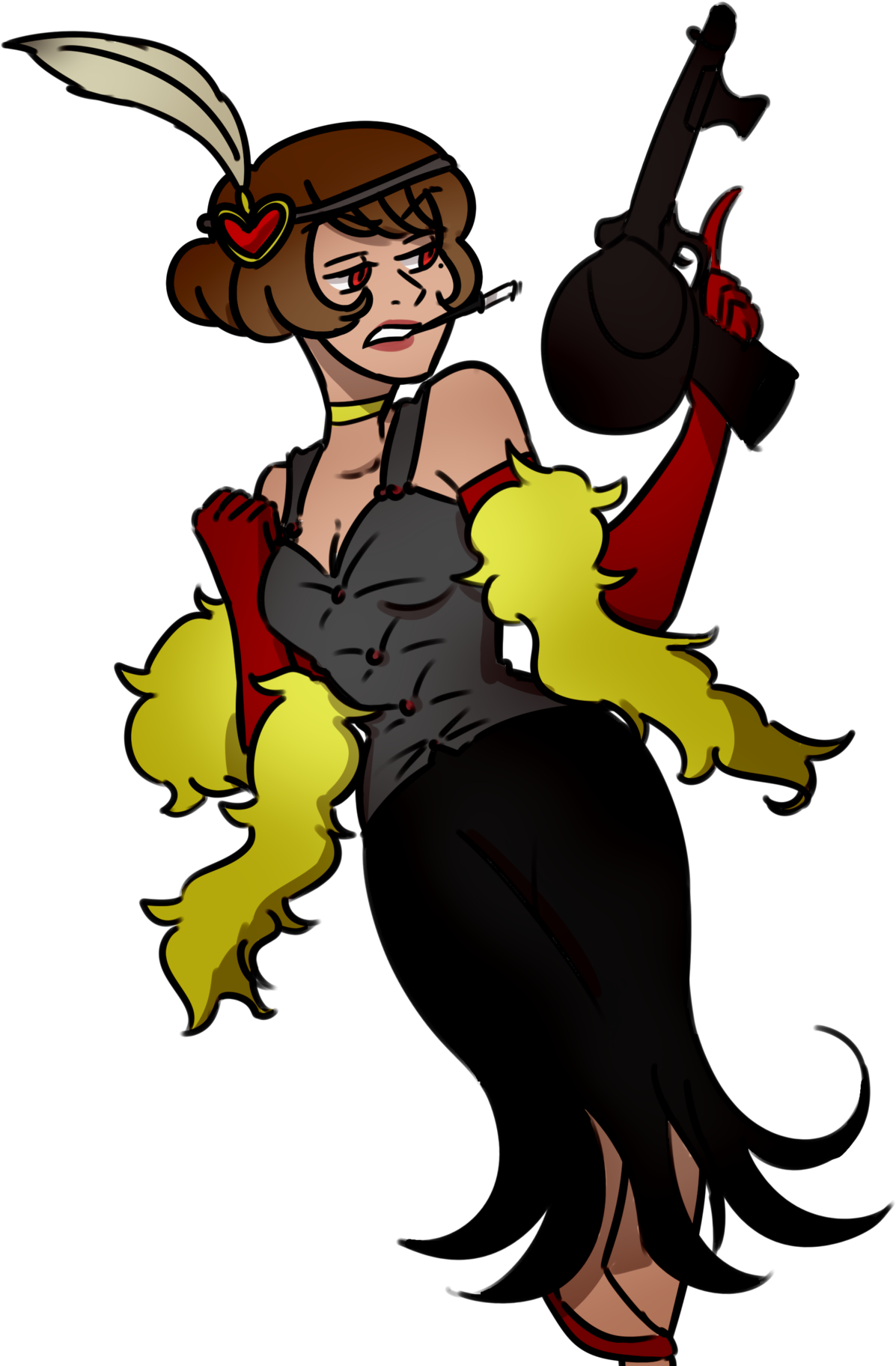 Flapper Eris, A Bit Of Fun In Making This In Between - Michigan (1197x1824), Png Download
