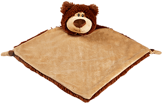 Brown Bear Cubby Comforter - Personalised Monkey Comforter (750x750), Png Download