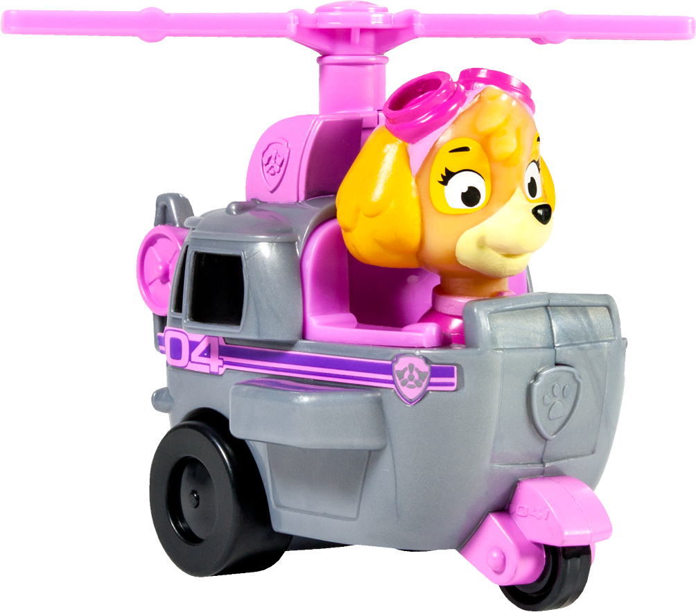 Paw Patrol Racers, Skye I Helikopter, , Large - Nickelodeon, Paw Patrol Racers - Skye (1004x883), Png Download