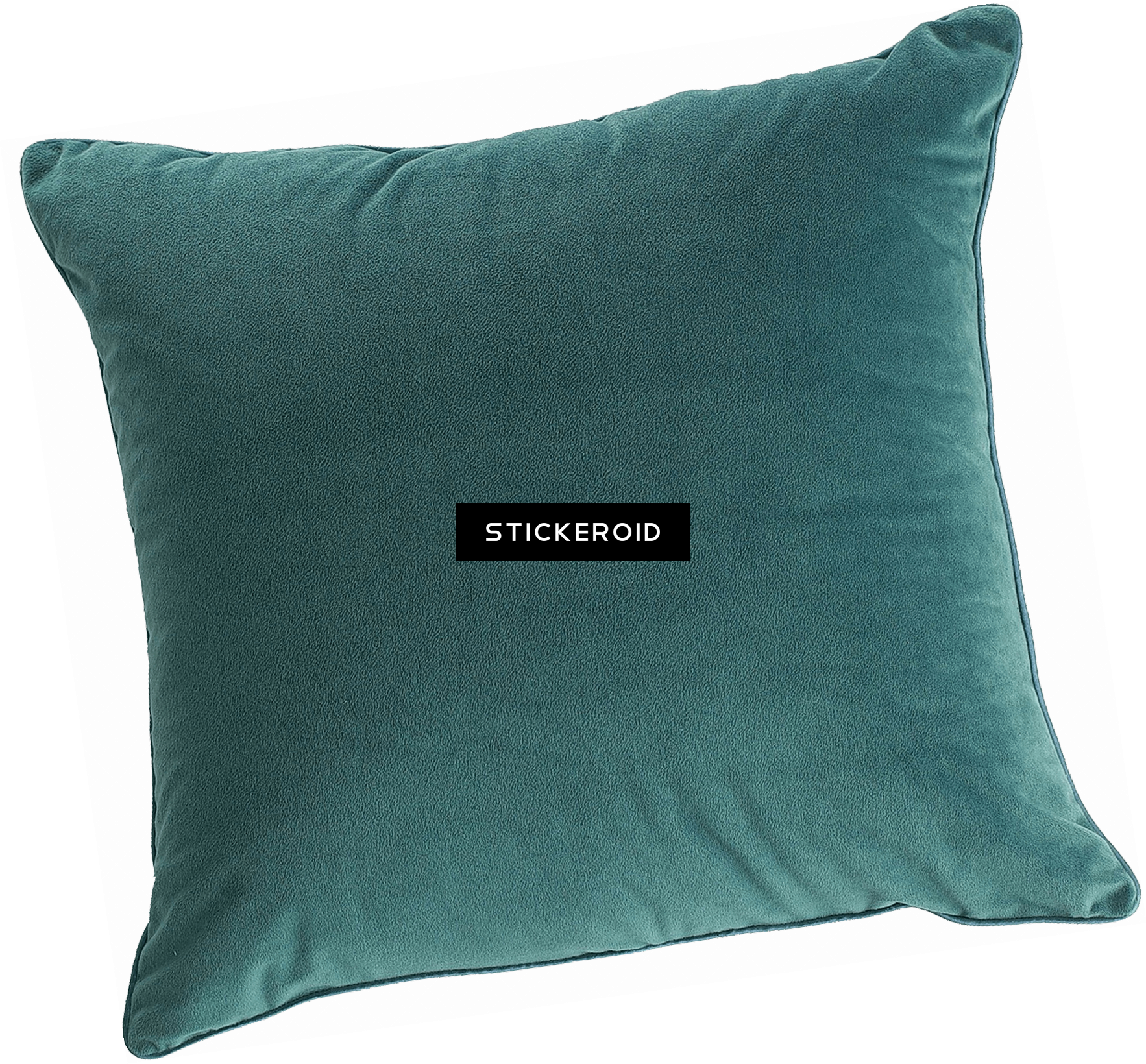 Green Pillow - Throw Pillow (1766x1640), Png Download