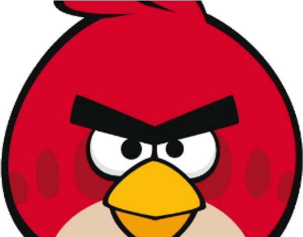 Hard Rock Clipart Angry - Red Classic Angry Birds (640x480), Png Download