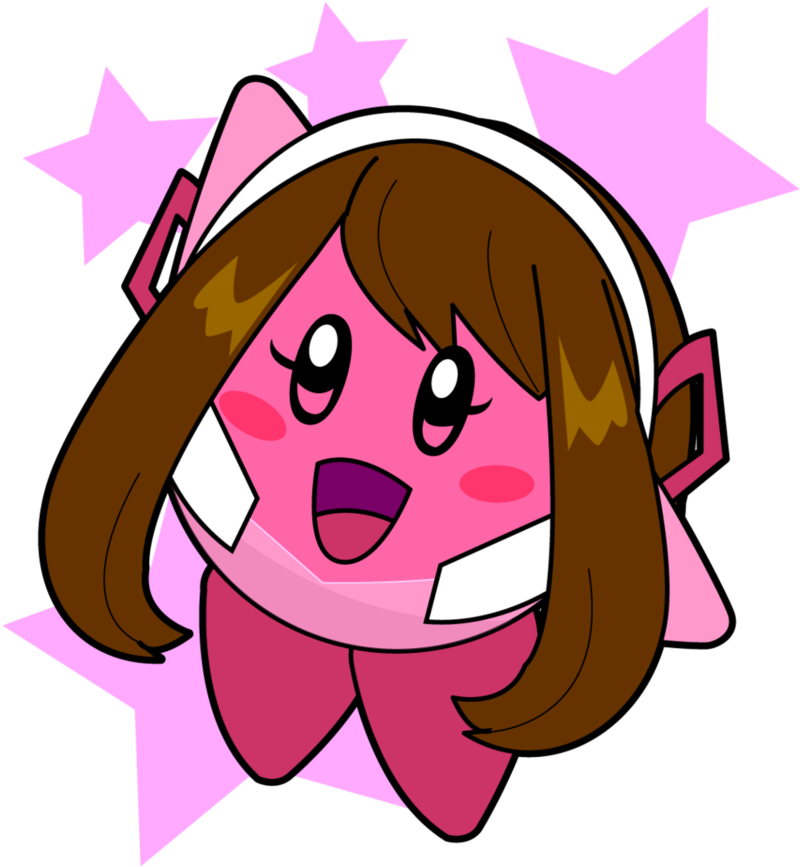 Artworkochako Kirby - Drawing (839x951), Png Download