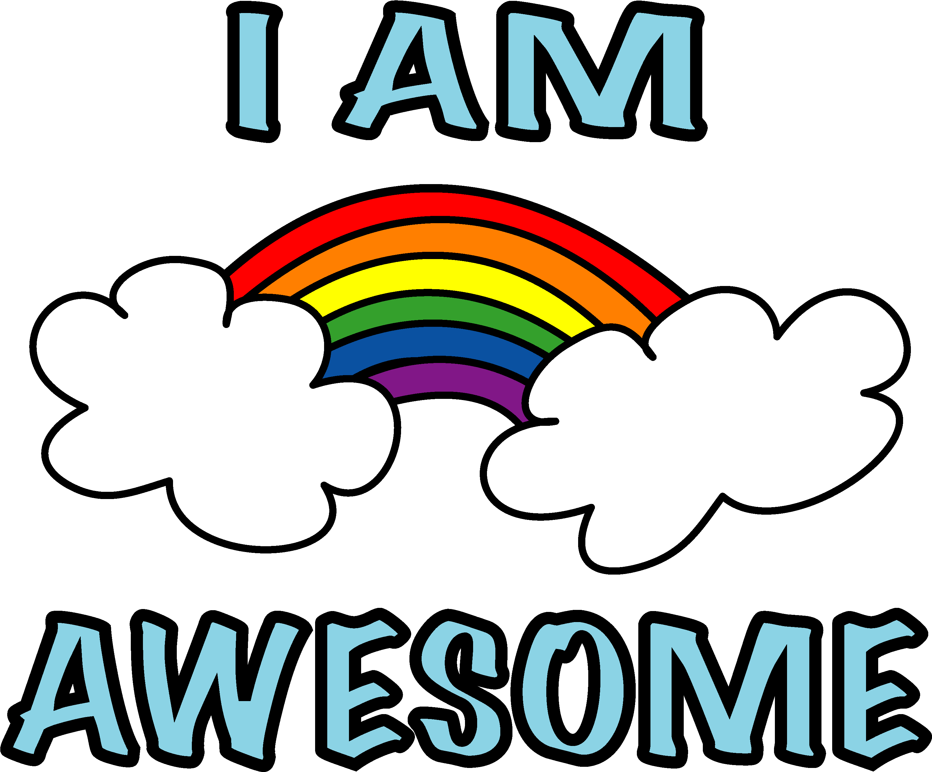 Incredible Design Ideas You Are Awesome Clipart Free - Am Clipart (3262x2823), Png Download