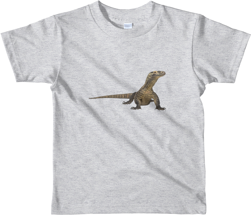 Komodo Dragon Print Short Sleeve Kids T Shirt - Shirt Christmas Funny (1000x1000), Png Download