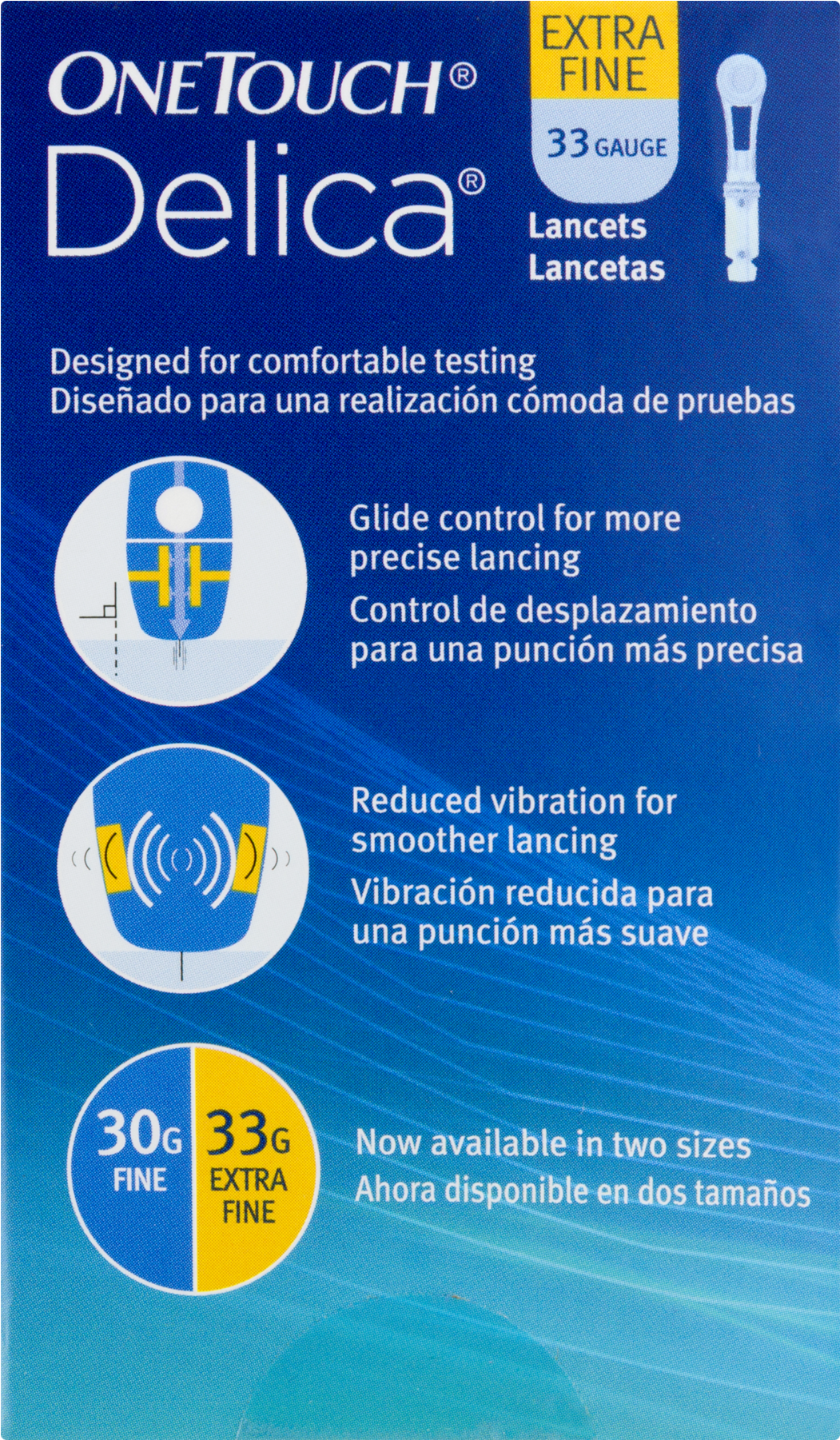 Lifescan Onetouch Delica Lancets, 33 Gauge, 100 Count (1800x1800), Png Download