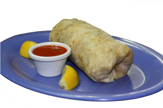 Burrito De Asada O De Pollo - Burrito (550x650), Png Download