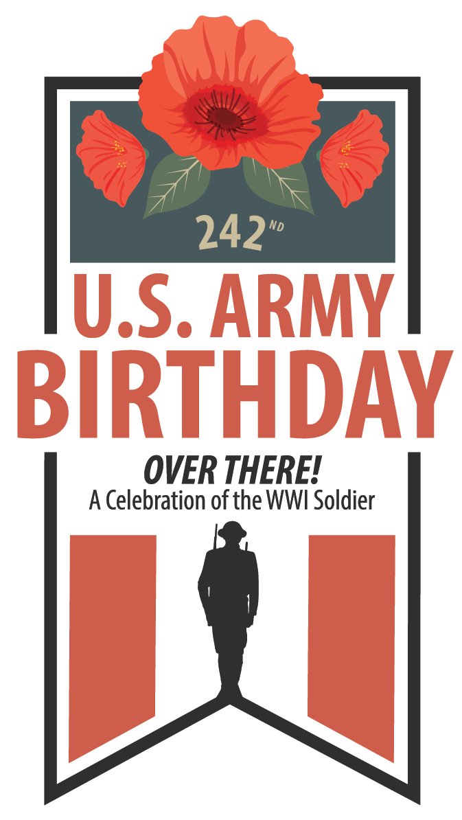 Click Here To Download The U - U.s. Army Birthdays (1275x1650), Png Download