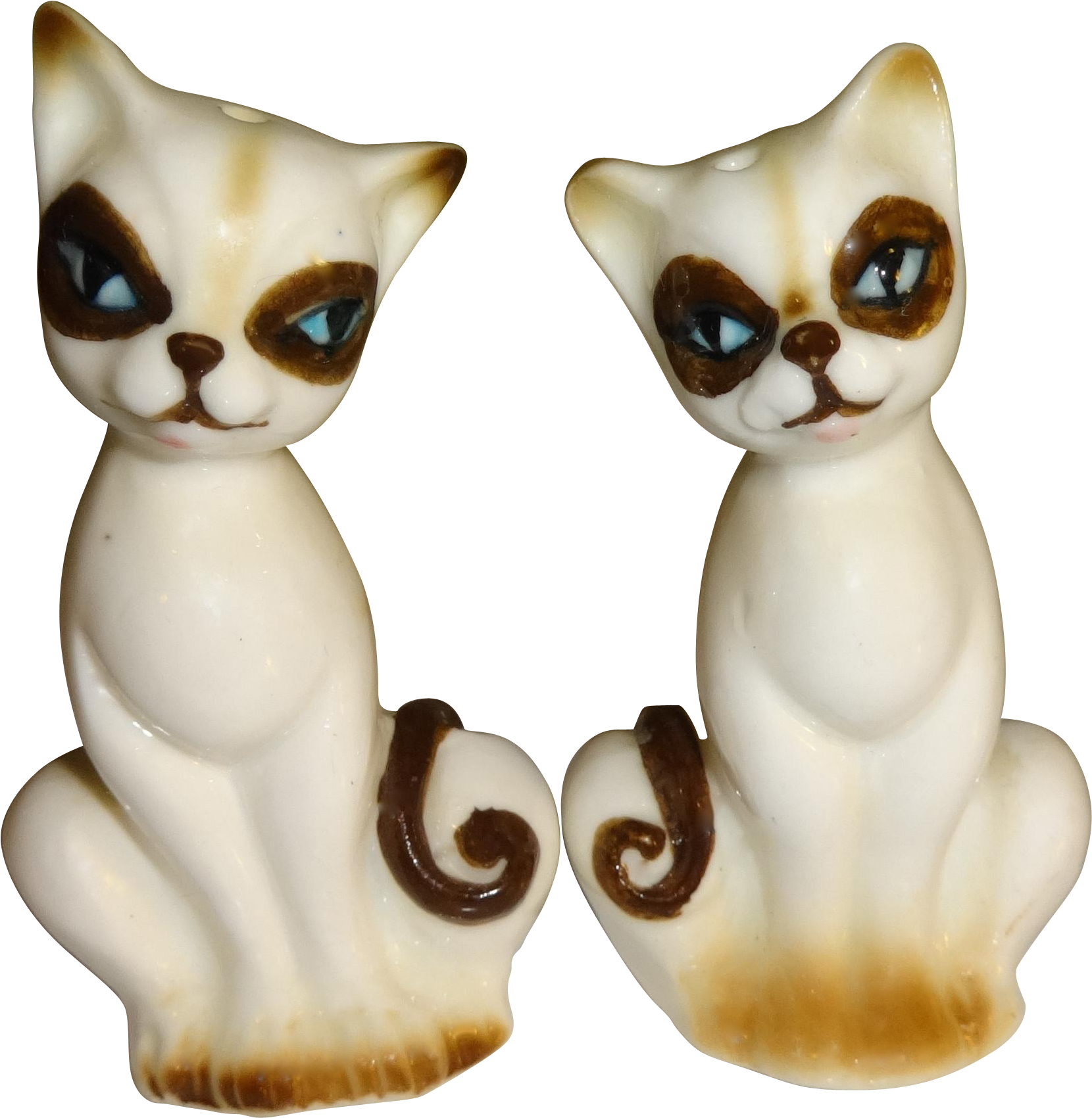 Bone China Siamese Cats Salt And Pepper Shakers - Siamese (1700x1700), Png Download