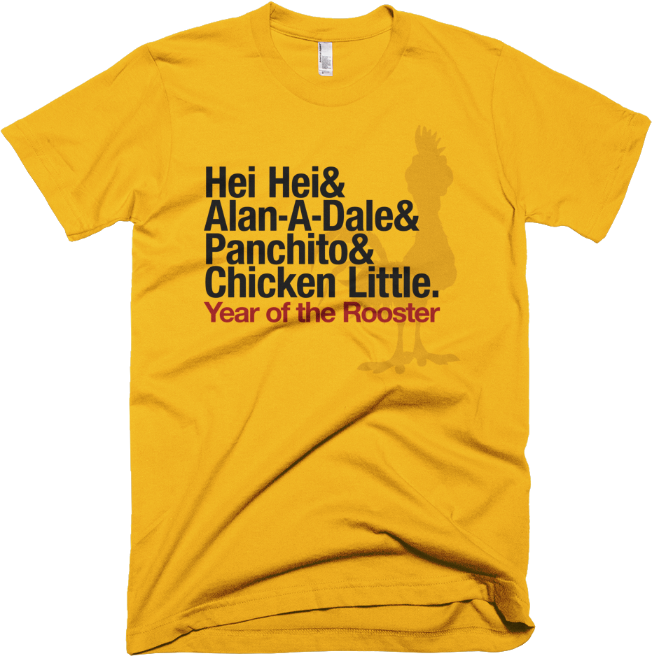 Year Of The Rooster Disney - University T Shirt Mockup (1000x1000), Png Download