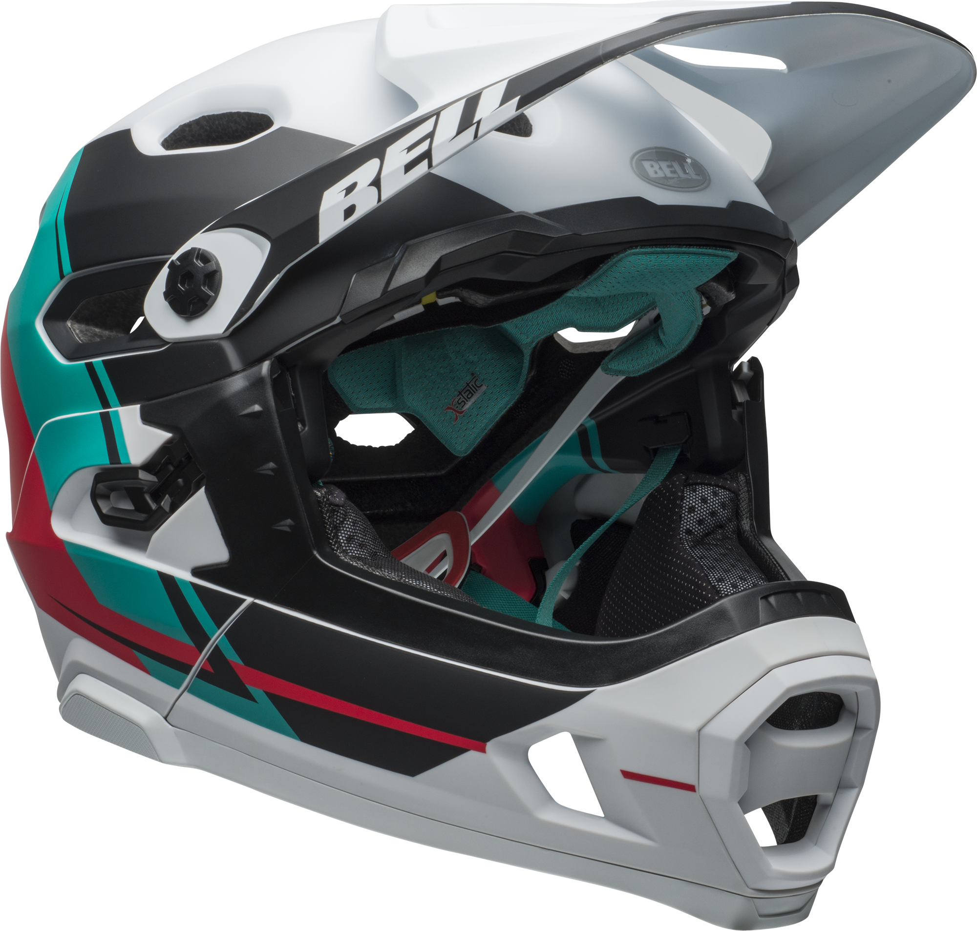 Bell Super Dh Mips Mtb Helmet (2000x1907), Png Download