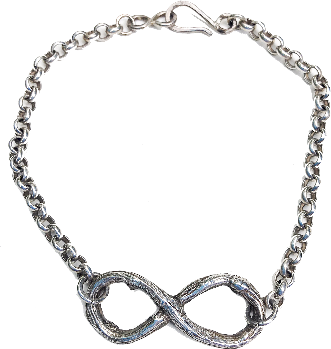 Augusta Angeline Jewelry - Fossil Beaded Circle Charm Starter Bracelet (1190x1280), Png Download