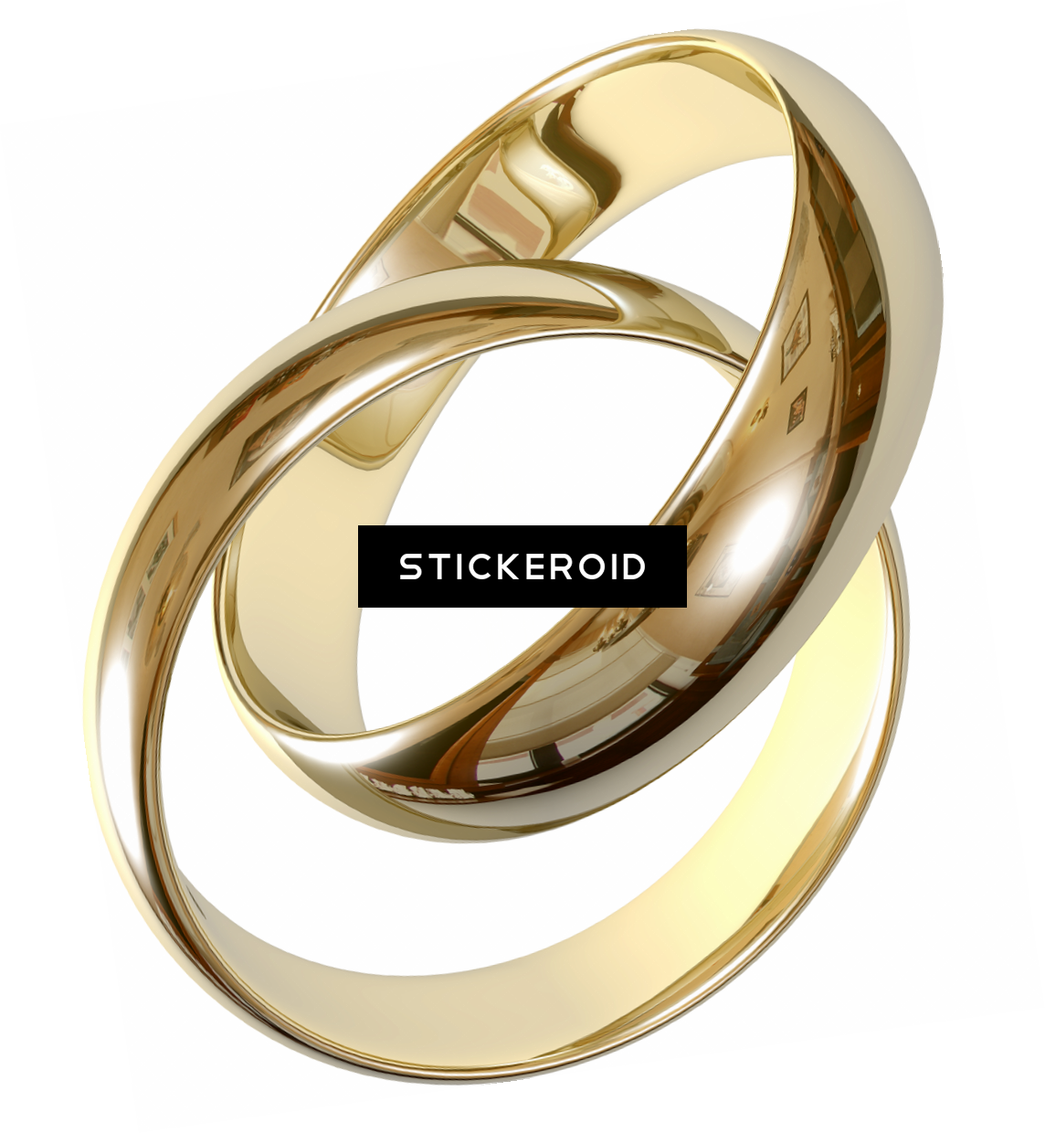 Gold Ring Jewelry - Wedding Rings (1144x1240), Png Download