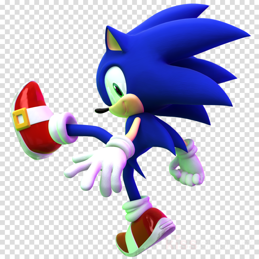 Sonics Hair Clipart Sonic & Sega All-stars Racing Sonic - Sonic The Hedgehog (900x900), Png Download