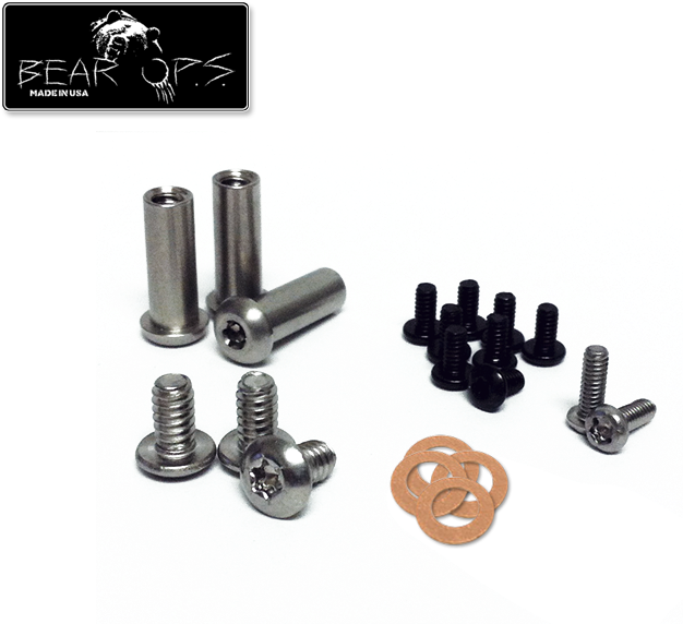 Butterfly Screw Kit Model - Revolver (912x765), Png Download