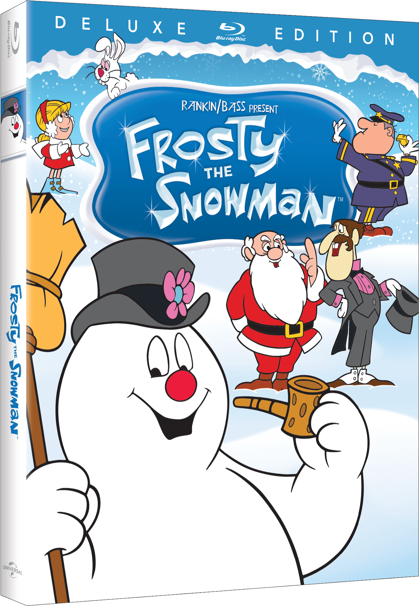 Frosty The Snowman Deluxe Edition Blu-ray Cover - Frosty The Snowman Blu Ray (2253x2425), Png Download