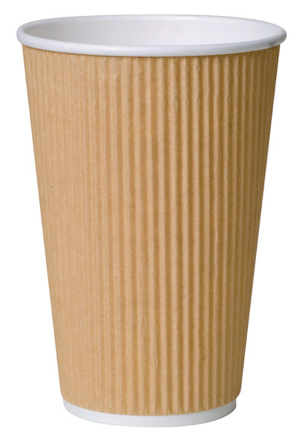 Ripple Cup, Paper, 480ml, 16oz, - Paper Cup (640x640), Png Download