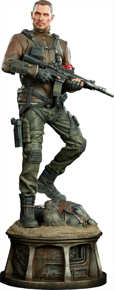 19" Terminator Polystone Statue John Connor - Terminator John Connor Png (480x1221), Png Download