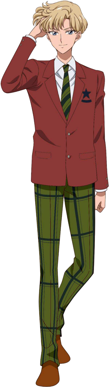 Haruka Tenou - Sailor Moon Crystal Haruka (437x1333), Png Download