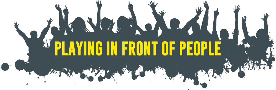 How To Play Guitar In Front Of People - International Youth Day 2018 (1000x500), Png Download